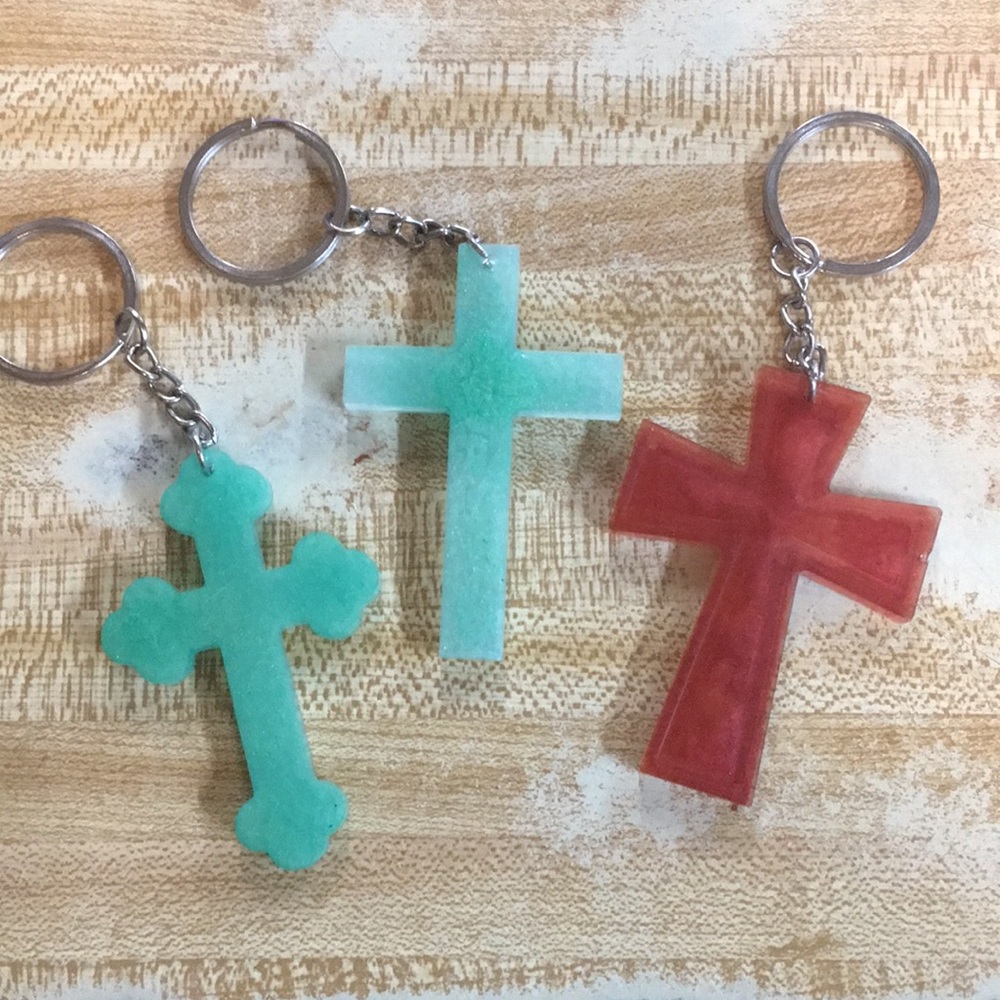 Little cute cross keychains